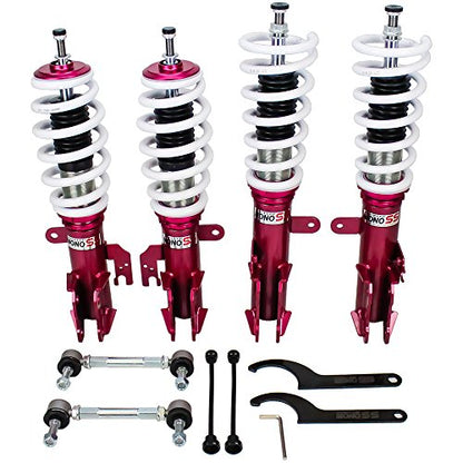Godspeed MSS0116-B MonoSS Coilover Lowering Kit, Fully Adjustable, Ride Height, Spring Tension And 16 Click Damping, compatible with Lexus RX350 FWD (L10) 2008-13