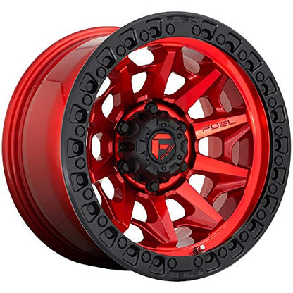 FUEL OFF-ROAD COVERT 17X9 5X5.0 5.04 1mm CANDY RED BLACK BEAD RING - D69517907550 - color: CANDY RED BLACK BEAD RING, size: 17X9, 5X5.0, 5.04, 1mm
