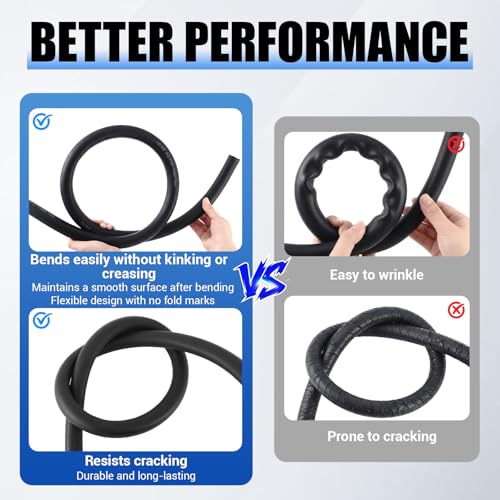 Outus 5/8" Heater Hose 50FT, EPDM Coolant Radiator Hose Replacement - size: 5/8",50FT