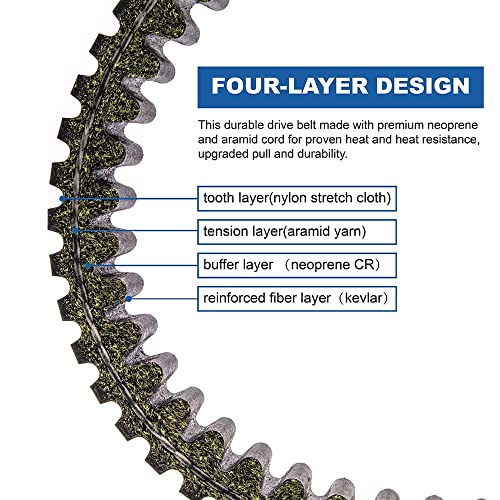 0823-228 Clutch Drive Belt Fits for Arctic Cat 350 366 400 425