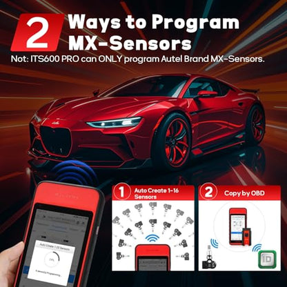 Autel MaxiTPMS ITS600Pro TPMS Programming Tool with Full TPMS, Upgraded Version of TS508 TS608 MK808TS ITS600 Complete TPMS Functions, 36+ Services, All System Diagnostics Free Lifetime TPMS Updates