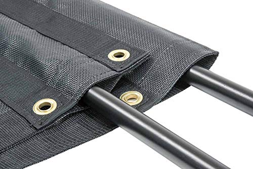 Mytee Products 6'6" x 18' Dump Truck Vinyl Coated Mesh Tarps Cover with 5 Inch 18oz Double Pocket - size: 6.5 ft x 18 ft