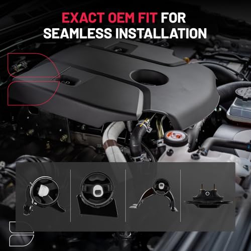 BDFHYK Engine Motor & Trans Mounts Compatible with Chrysler 200 2011-2014 - size: 2011-2019 Chrysler 4PCS