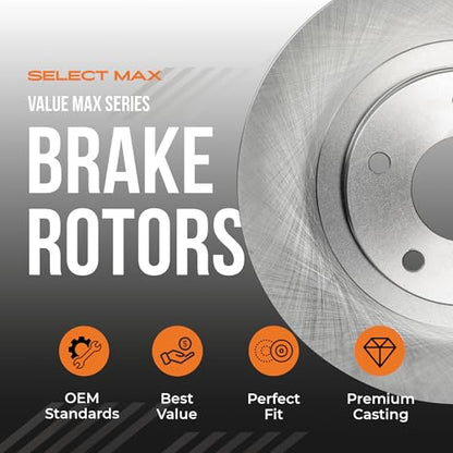 Max Advanced Brakes Front & Rear Brake Kit For Honda Civic - color: ValueMAX, size: KT1009