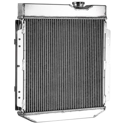Ford 8N Radiator for Ford 1960-1966 Ford Mustang Comet Falcon Ranchero V8 - size: 3-Row Radiator Fan Combo
