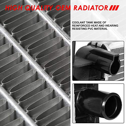 Auto Dynasty 13100 Radiator for 2010-2014 Mazda 3 2.0L/2.3L/2.5L AT/MT - color: 10-14 Mazda 3 2.0L/2.3L/2.5L AT/MT