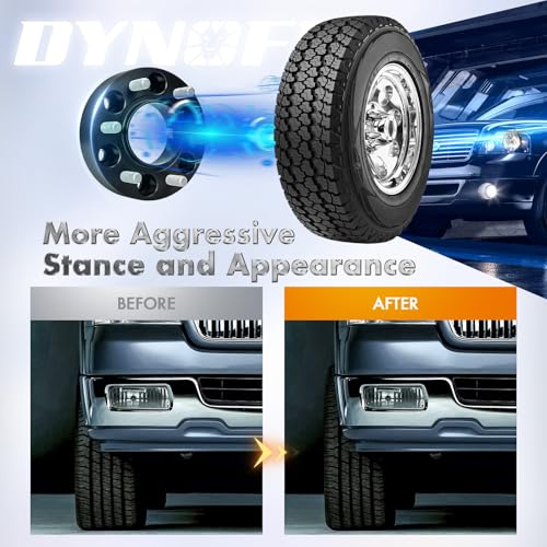 dynofit 2inch 6x135 Wheel Spacers for 2004-2014 Ford F150, 87.1mm HubCentric, M14x2.0 Thread Tire Spacers for 2003-2014 Expedition/Lincoln Navigator, 2005-2014 Lincoln Mark LT, 4Piece - size: 2 Inch (2004-2014 F150)