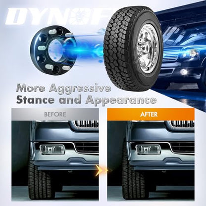dynofit 2inch 6x135 Wheel Spacers for 2004-2014 Ford F150, 87.1mm HubCentric, M14x2.0 Thread Tire Spacers for 2003-2014 Expedition/Lincoln Navigator, 2005-2014 Lincoln Mark LT, 4Piece - size: 2 Inch (2004-2014 F150)