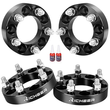 Richeer 1 inch 5x4.5 Wheel Spacers for TJ XJ YJ KJ KK ZJ Explorer Ranger - size: Thickness:1 inch