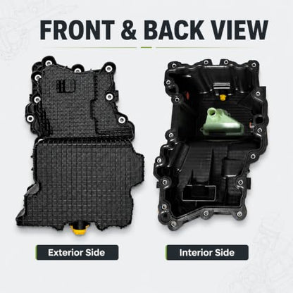 Engine Oil Pan Kit Compatible with 2015-2018 Ford F-150 2.7L V6