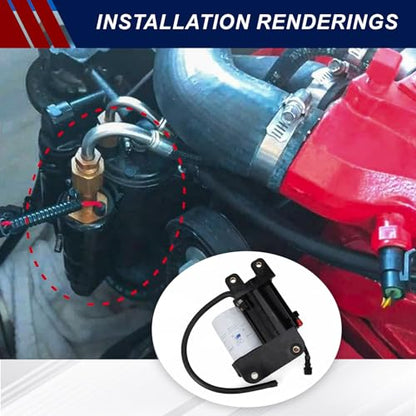 Electric Fuel Pump Assembly For Volvo Penta 4.3L 5.0L 5.7L for 4.3OSI 4.3GXI 5.0OSI 5.0GXI 5.7GI 5.7GXI 5.7OSI 5.7OSXI Replace Part Number: 21545138; 21397771; 21608511; 3594444; 3861355 - size: FPM400601