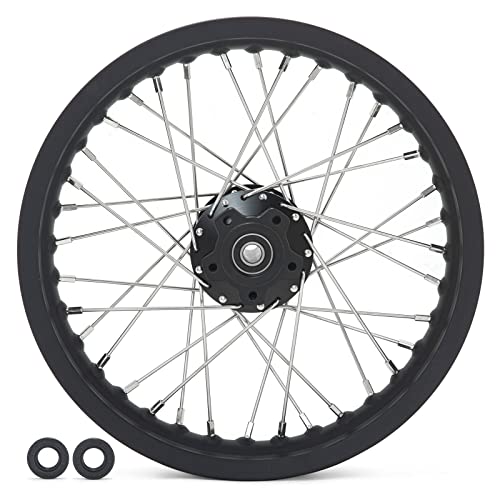 TOFR CNC 14x2.15 Rear Wheel Rim for Talaria Sting R MX3/R MX4/XXX/X3 Pro - color: Black, size: 14" Rear