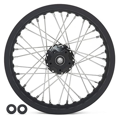 TOFR CNC 14x2.15 Rear Wheel Rim for Talaria Sting R MX3/R MX4/XXX/X3 Pro - color: Black, size: 14" Rear