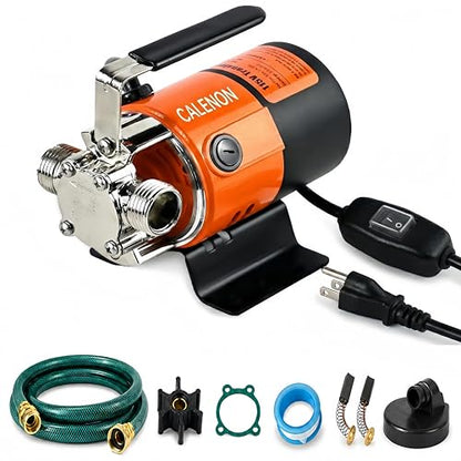 115V Water Transfer Pump, 330 GPH Electric Pump with On/Off Switch - style: 115V – With Switch