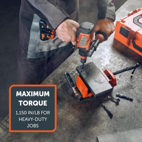 Fein 18V AS 4-Speed Cordless Drill/Driver Set with Hammer Function - Brushless PowerDrive - Includes 8-Piece Bit Set, 1 Rechargeable Battery, Charger - ASCM 18-4 QMP AS, 71161562090 - style: ASCM 18-4 QMP