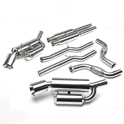 Auto Dynasty 4.5" Clamp-On Catback Exhaust Tip System For 09-19 Nissan 370Z
