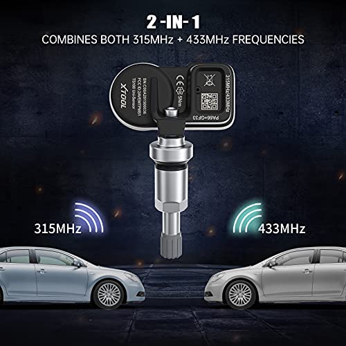 XTOOL TP580 KIT TPMS Programming Tool & 2PCS TS100 TPMS Sensors