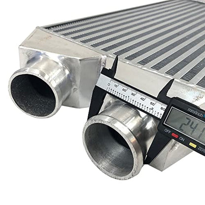2.5" I/O Same Side Universal Intercooler 27"X12.5"X3" Tube & Fin