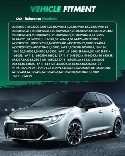SCITOO Starter Fit For Nissan 720 1981-1982 (Manual Transmission) 16805N - style: 23300-W0411