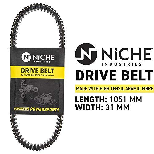 NICHE SE Drive Belt for Polaris 3211077 3211048 3211072 3211106 3211118 - size: Standard