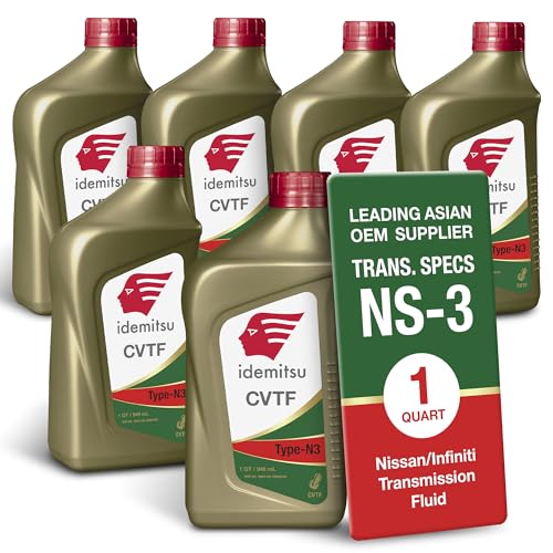 Idemitsu CVT Type N3 (NS-3) Transmission Fluid – 1 Qt, 6 Pack - size: 1 Quart, Case of 6