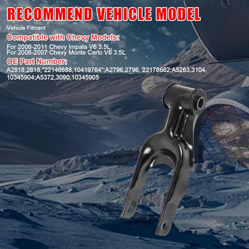 6Pcs Engine Motor and Trans Mount Fit for Chevrolet Impala 2006-2011 - size: 2006-2011 for Chevy Impala V6 3.5L
