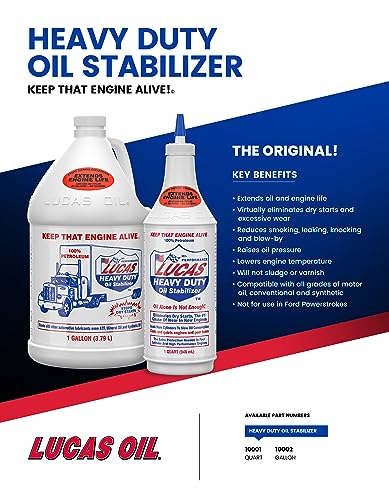 Lucas Oil 10001 Heavy Duty Oil Stabilizer - 1 Quart - size: 1 Quart