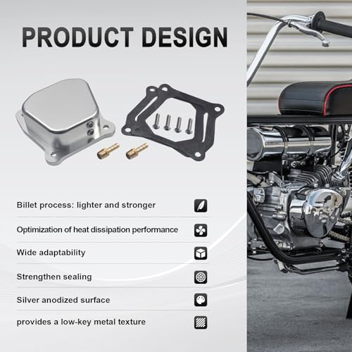 Billet Valve Cover Silver for Predator 212cc 196cc Non-Hemi Clone - color: Silver