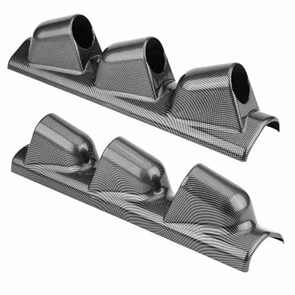 Universal Heavy Duty Racing Sport Meter Gauge Pillar Mount Pod Holder Bracket Gauge Holder (3 Hole) - size: 3 Hole