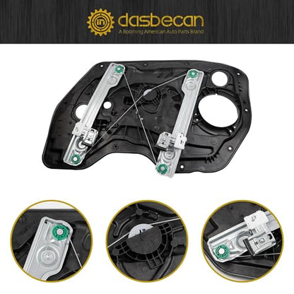 Dasbecan Front Left Window Regulator Compatible with 11-16 Hyundai Elantra - size: Front Left without motor