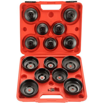 DASBET 15PCS Oil Filter Cap Wrench Tool