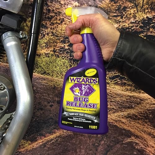 Wizards Bug Release - All Surface Bug Remover and Wash for All Vehicles - Softens and Neutralizes Acidic Bug Protein - Doubles as Spot Cleaner and Pre-Soak Car Cleaner - 22 Fl Oz (Pack of 2) - size: 22 Fl Oz (Pack of 2)
