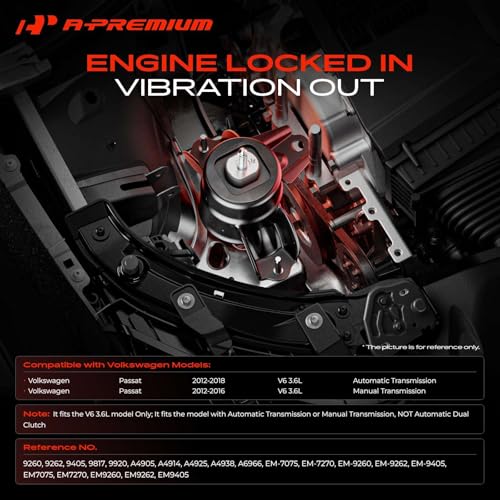 A-Premium Engine Motor and Transmission Mount Kit, with Torque Strut Mount