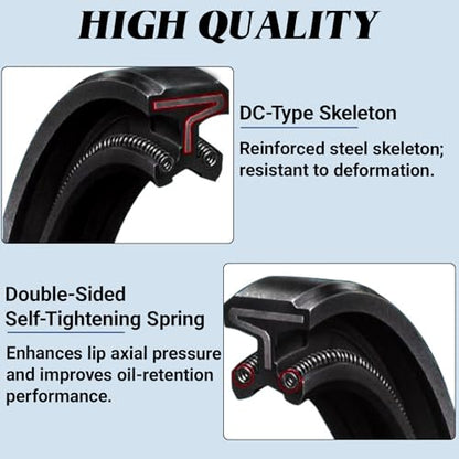 Fork Seals Dust Seal Kit, Motorcycle Front Fork Oil Seals Dust Seal Wiper Replace Kit for Honda Shadow VLX 600 VT600 1988-2008 Nighthawk 700S CB700SC 1984-1986, Engine Accessories (4PCS)