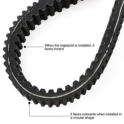 CVT Carbon Drive Belt for Polaris Ranger 2010-2012 800 Crew EPS Ranger RZR 800 EPS 24G4022 3211118 3211133 3211162