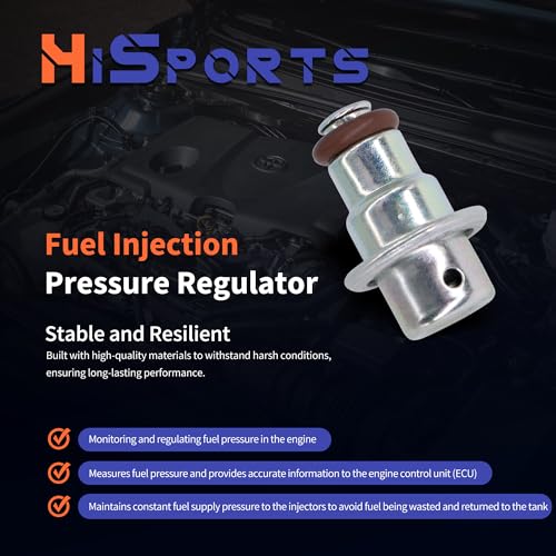 HiSport 2328022010 Fuel Injection Pressure Regulator, 3 Bar - size: HSFPR4129