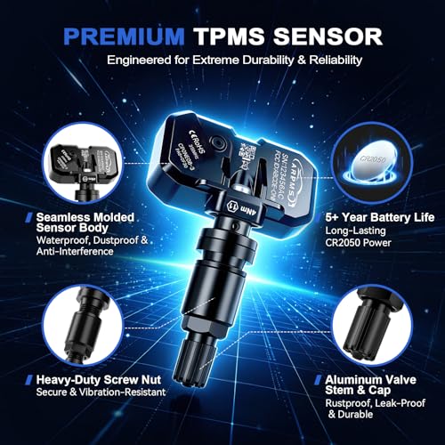 TPMS Sensor GM, Pre-Programmed 315MHz 1-Pack - color: Black, size: 1PCS
