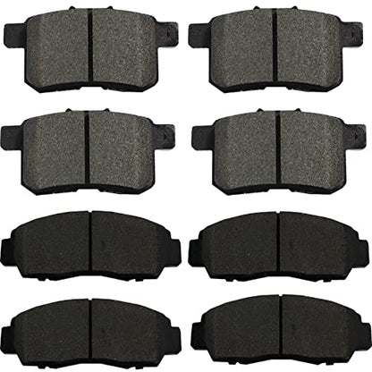 SIPAUTEC-Front and Rear Brake Pads 4-Wheel Set Ceramic Disc Brake Pads Replacement For 2008/2009/2010/2011/2012 Honda Accord EX,EX-L - style: A787-1506-1451