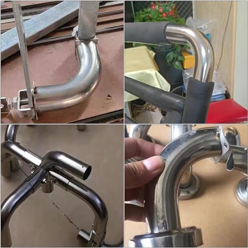GASHER 1PCS 180 Degree Aluminum Alloy Tube Intercooler Pipe Air Intake Tube 2"OD, Leg Length 4" (100mm) - color: 180 degree, size: 2"OD (1 PC)