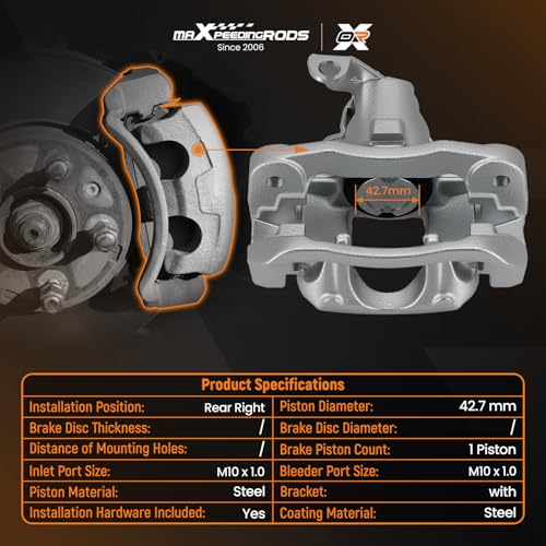 maXpeedingrods for 18B5080 Rear Right Brake Caliper for Ram C/V 2012 - size: 18B5080