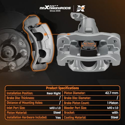 maXpeedingrods for 18B5080 Rear Right Brake Caliper for Ram C/V 2012 - size: 18B5080