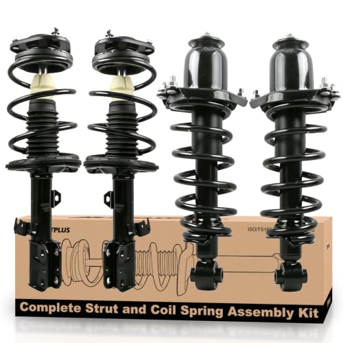 MOSTPLUS Front and Rear Complete Strut Assemblies Compatible for 2005-2010 Scion tC 2.4L Replace 172400L 172400R 172390 172391 (Set of 4) - size: Front and Rear Struts(Set of 4), style: 2005-2010 Scion tC
