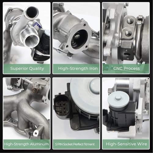 For 282312B760 Turbocharger Repair kits Turbo Charger W/Gaskets Compatible with Hyundai Tucson 1.6L 2016-2018 Replacement For 16399880016 1639-988-0016 28231 2B760