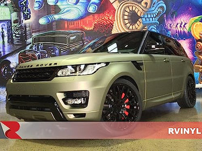 RVINYL Avery Dennison SW900 712-O Supreme Vinyl Vehicle Wrapping Film, Car Wrap Sheet Roll in Satin Khaki Green, 12in x 60in with Application Card - color: Satin Khaki Green, size: 1ft x 5ft