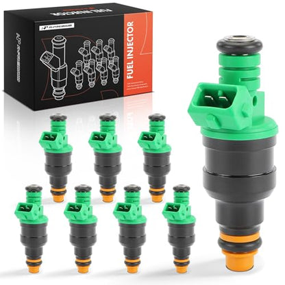 A-Premium 4 Holes Set of 8 Fuel Injectors Compatible with Ford