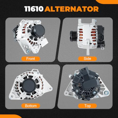 11610N Alternator for Hyundai Kia Elantra Forte Soul 2011–2017 - size: 11610