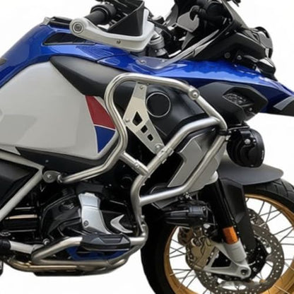 Crash Bar Extension for R 1250 GS Adventure ADV 2018-2024 Engine Guard - color: Silver