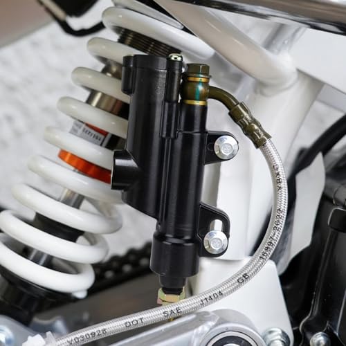 Rear Brake Master Cylinder Coolster for 50cc 70cc 90cc 110cc 125cc ATV Chinese Dirt Bike Quad Taotao Baja BMS Roketa Apollo Sunl Xpro Pitster Piranha NSTKazuma