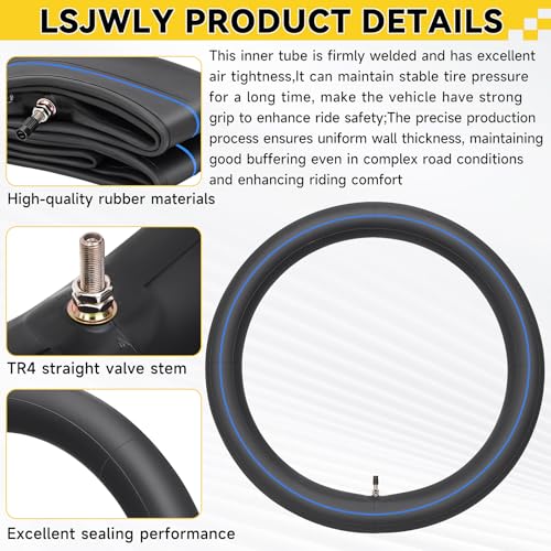 2.75/3.00-19 Inner Tube 70/100-19 Dirt Bike Inner Tube Heavy Duty - color: 2 Pack, size: 2.75/3.00-19*2