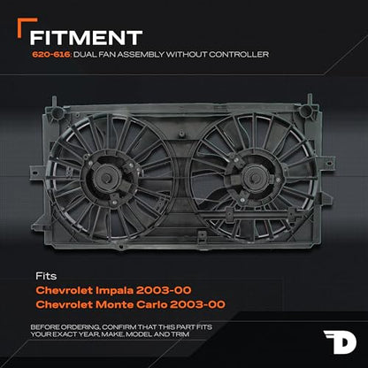 Dorman 620-616 Engine Cooling Fan Assembly